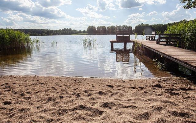 Domwigierski Pl -Jeziorki -Gr- Comfort-Ferienhaus-Polen - Wlasna Linia Brzegowa I Sauna Wysoki Most  Ngoại thất bức ảnh